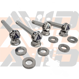 Polaris RZR Pro R Rear Toe Link AVID Titanium Bolt Hardware Kit, 12 Piece