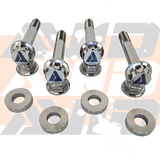 Yamaha YXZ1000 Front Shock AVID Titanium Bolt Hardware Kit, 12 Piece