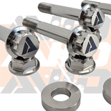 Yamaha YXZ1000 Front Shock AVID Titanium Bolt Hardware Kit, 12 Piece