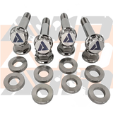Yamaha YXZ1000 Rear Shock AVID Titanium Bolt Hardware Kit, 12 Piece