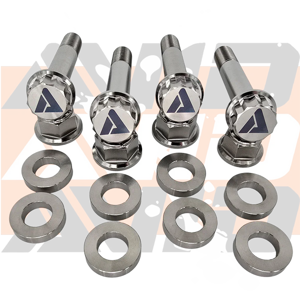 Yamaha YXZ1000 Factory Rear Shock Titanium Bolt Hardware Kit, 12 Piece | AVID Racing