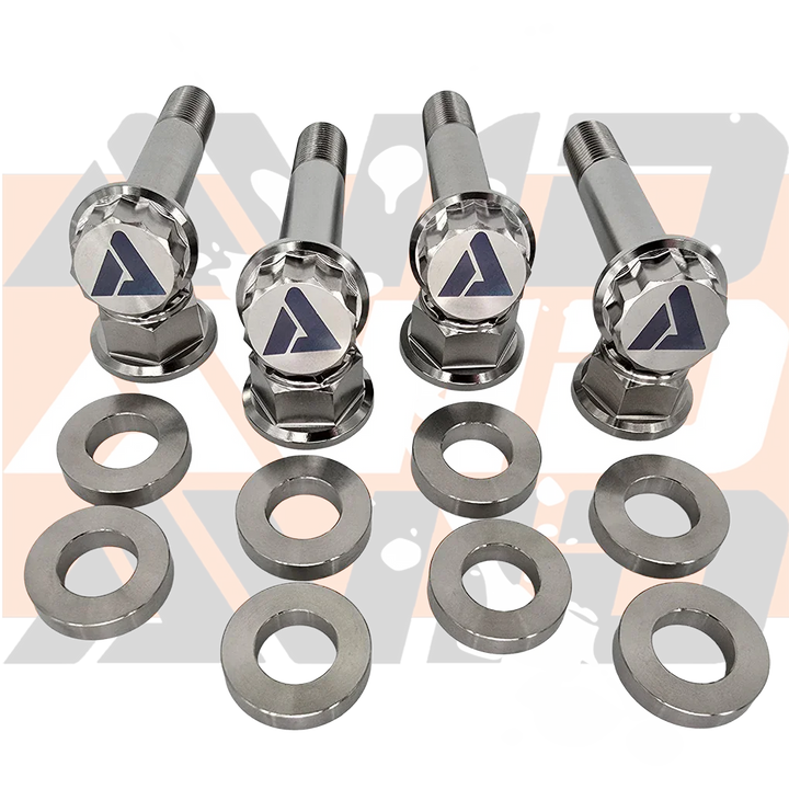 AVID Racing Yamaha YXZ1000 Rear Shock Titanium Hardware Kit 12-point titanium fasteners