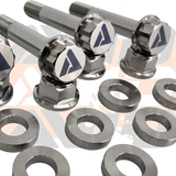 Yamaha YXZ1000 Rear Shock AVID Titanium Bolt Hardware Kit, 12 Piece