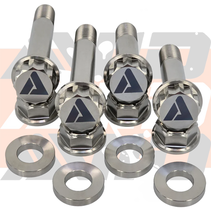 AVID Racing Can-Am Maverick R Rear Shock Titanium Hardware Kit 12-point precision titanium hardware