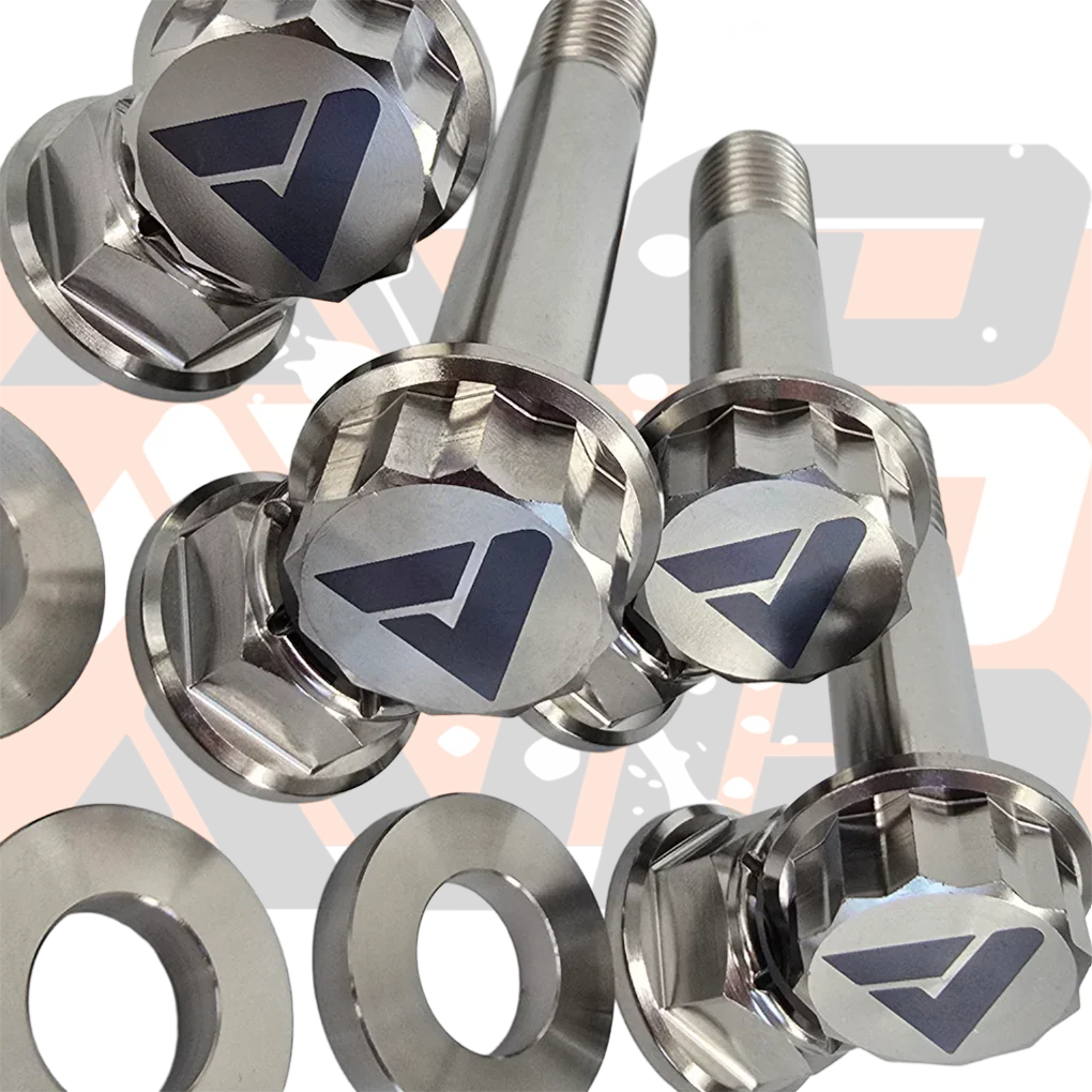 Maverick R Rear Shock Ti Hardware Kit, 12 Pieces