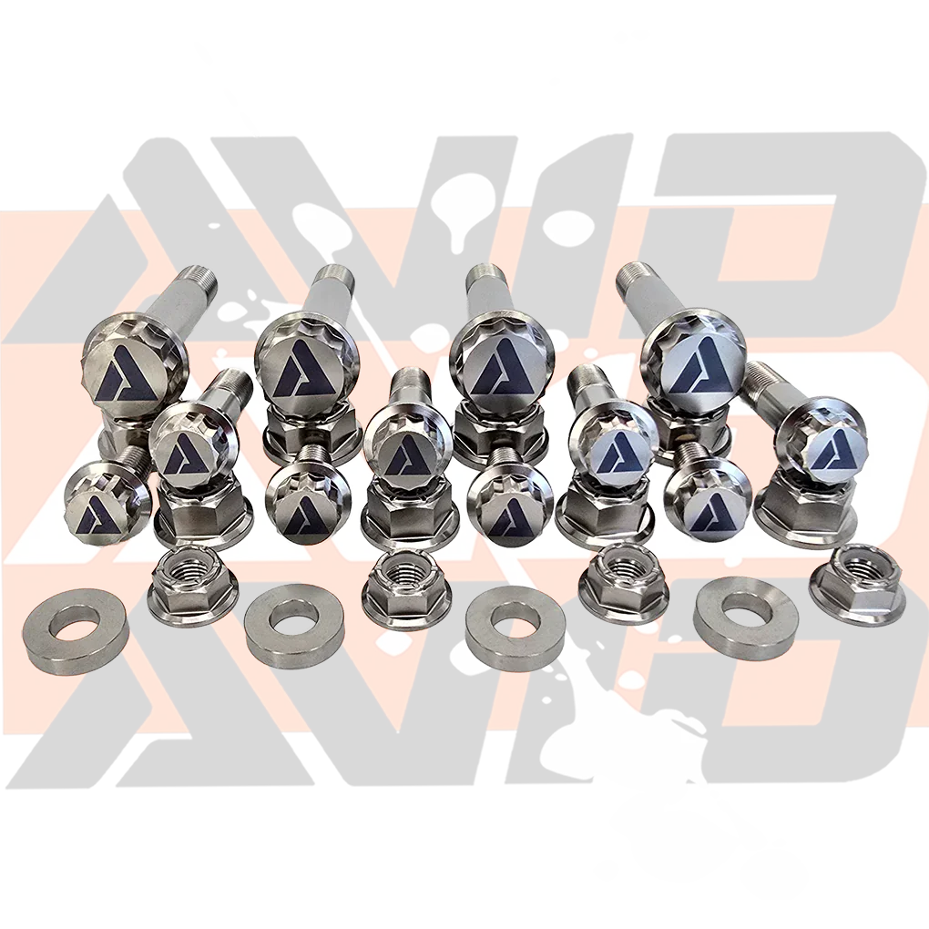 AVID Racing Pro R 4-Seater Cage Titanium Hardware Kit 12-point titanium fasteners