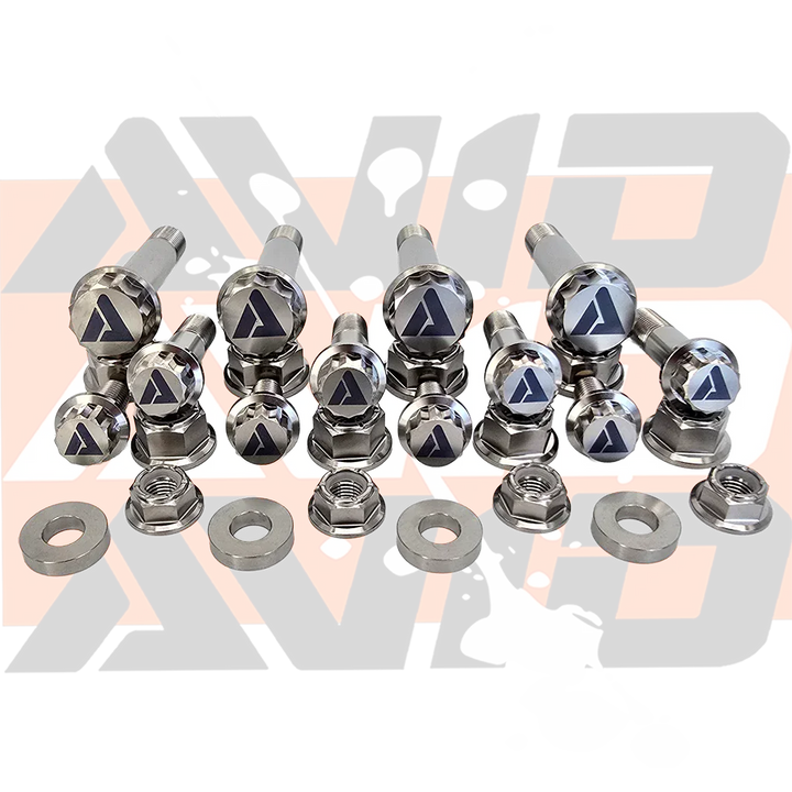 AVID Racing Pro R 4-Seater Cage Titanium Hardware Kit 12-point titanium fasteners