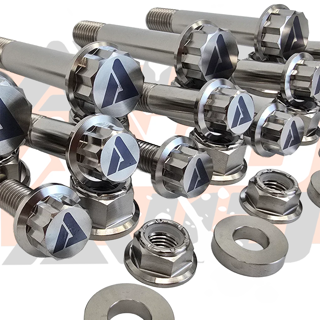 AVID Racing Pro R 4-Seater Cage Titanium Hardware Kit bolt and washer detail