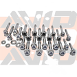 AVID Racing Can-Am Maverick R Stock Front Control Arm Titanium Bolt Hardware Kit 12-point titanium fasteners