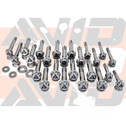 AVID Racing Can-Am Maverick R Stock Front Control Arm Titanium Bolt Hardware Kit 12-point titanium fasteners