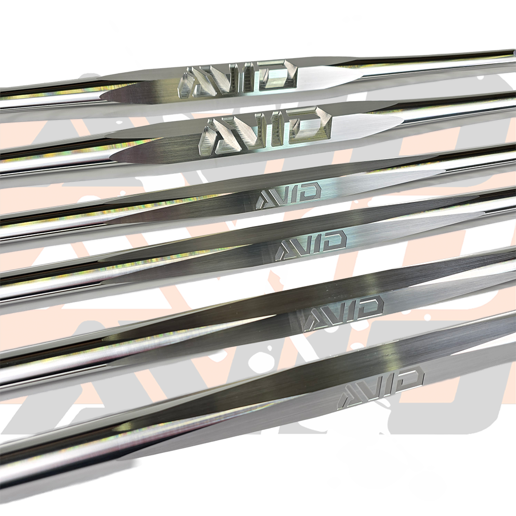 AVID Racing Maverick R Rear Billet Aluminum Radius Rod Kit detail of CNC billet