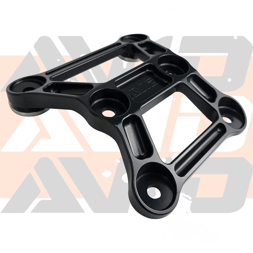 Can-Am X3 Billet Radius Rod Plate, Black