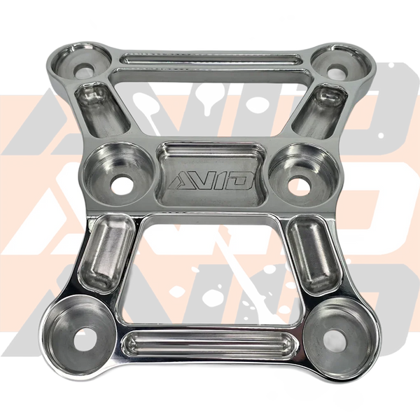 Can-Am X3 Billet Radius Rod Plate, Polished