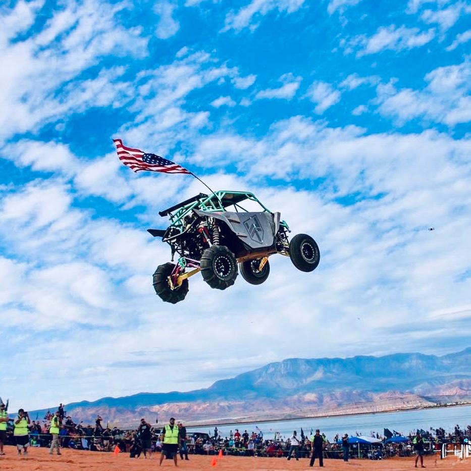 AVID Racing Yamaha YXZ1000R YX3 Hybrid Rear Chassis Conversion Kit at Huckfest