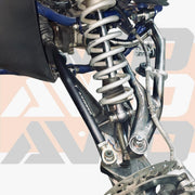 AVID Racing XC 64" stock width suspension kit mounted on vehicle with precision titanium hardware