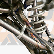 AVID Racing XC 64" stock width suspension kit TIG welded chromoly, close up view or geometry