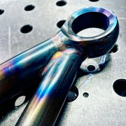 AVID Racing XC 64" stock width suspension kit close up detail of TIG welded chromoly uniball