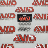 Yamaha YXZ1000 Front Bumper AVID Titanium Bolt Hardware Kit, 8 Piece (FACTORY REPLACEMENT)