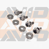 Yamaha YXZ1000 Front Bumper AVID Titanium Bolt Hardware Kit, 8 Piece (FACTORY REPLACEMENT)