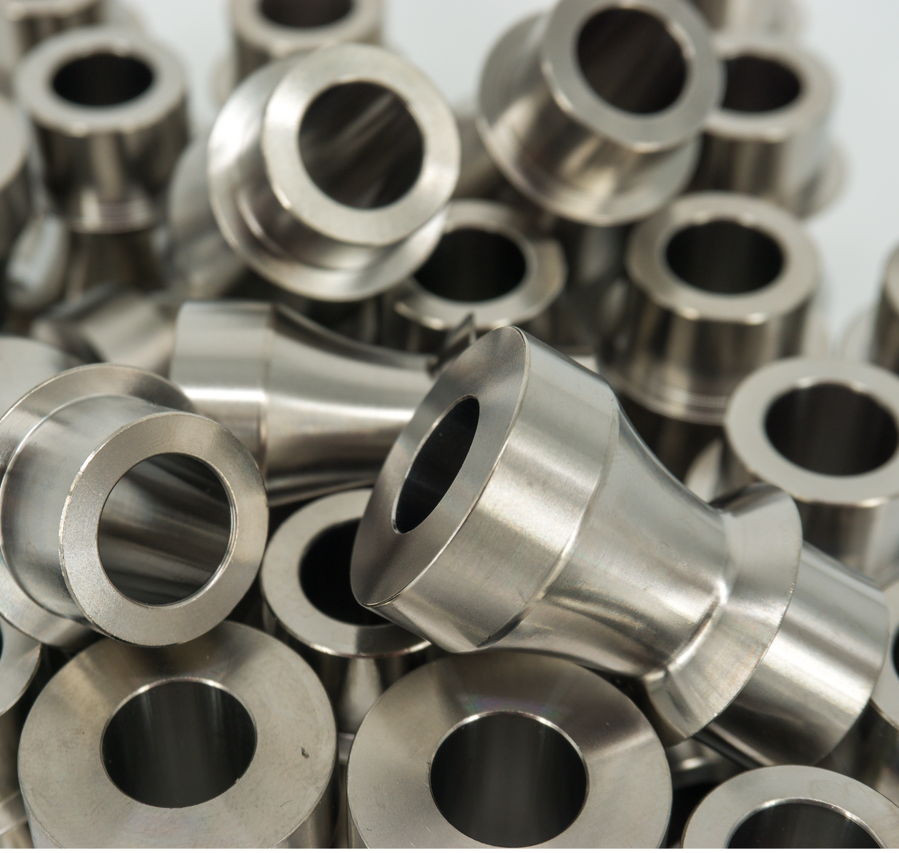 Titanium Misalignment, 3/4" Bearing to 12mm Bolt Hole, Stack 3"