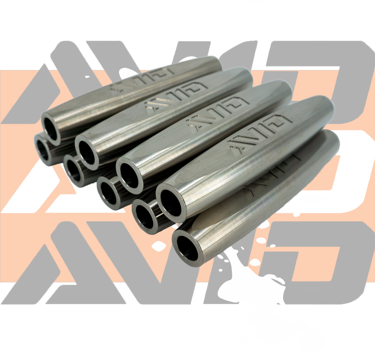 Titanium Tube Spacer, 5" Length, 12mm Bolt Hole