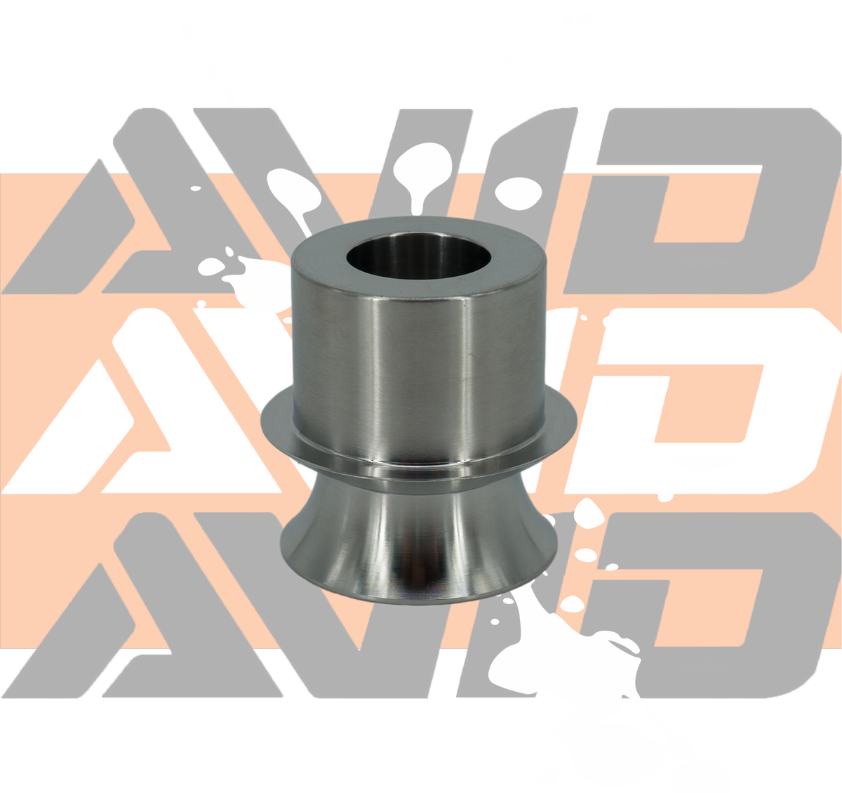 Misalignment, 1" Bearing to 14mm Bolt Hole, Stack 2.5"
