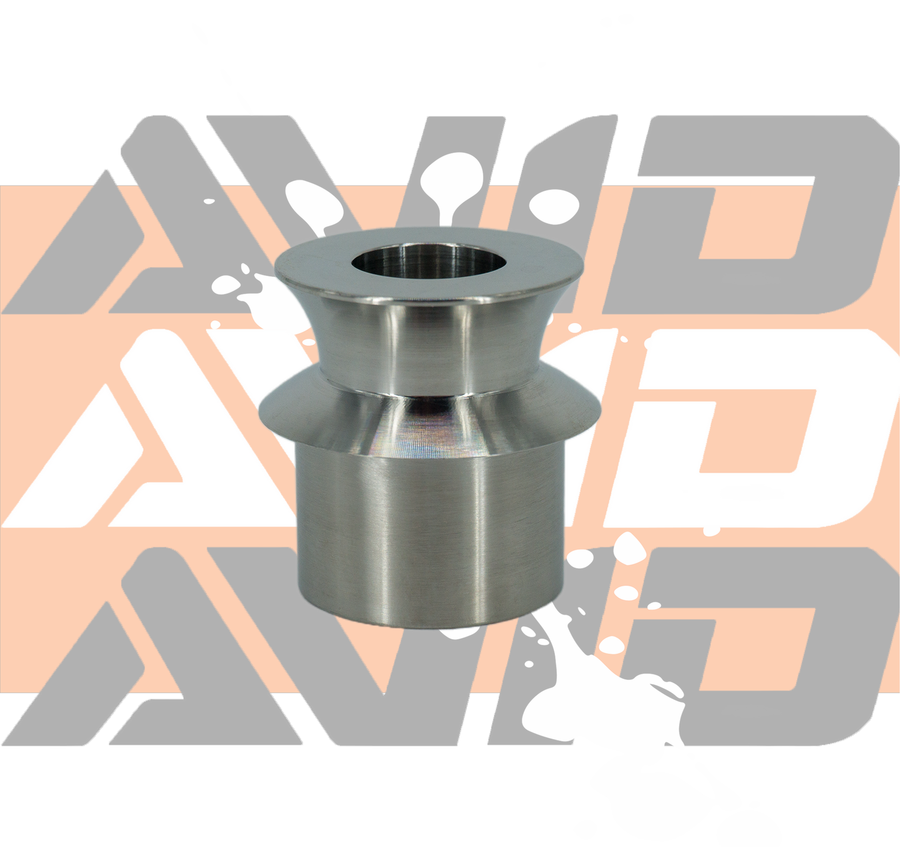 Misalignment, 1" Bearing to 14mm Bolt Hole, Stack 2.5"