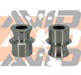 Misalignment, 1" Bearing to M14 Bolt Hole, Stack 2.75"
