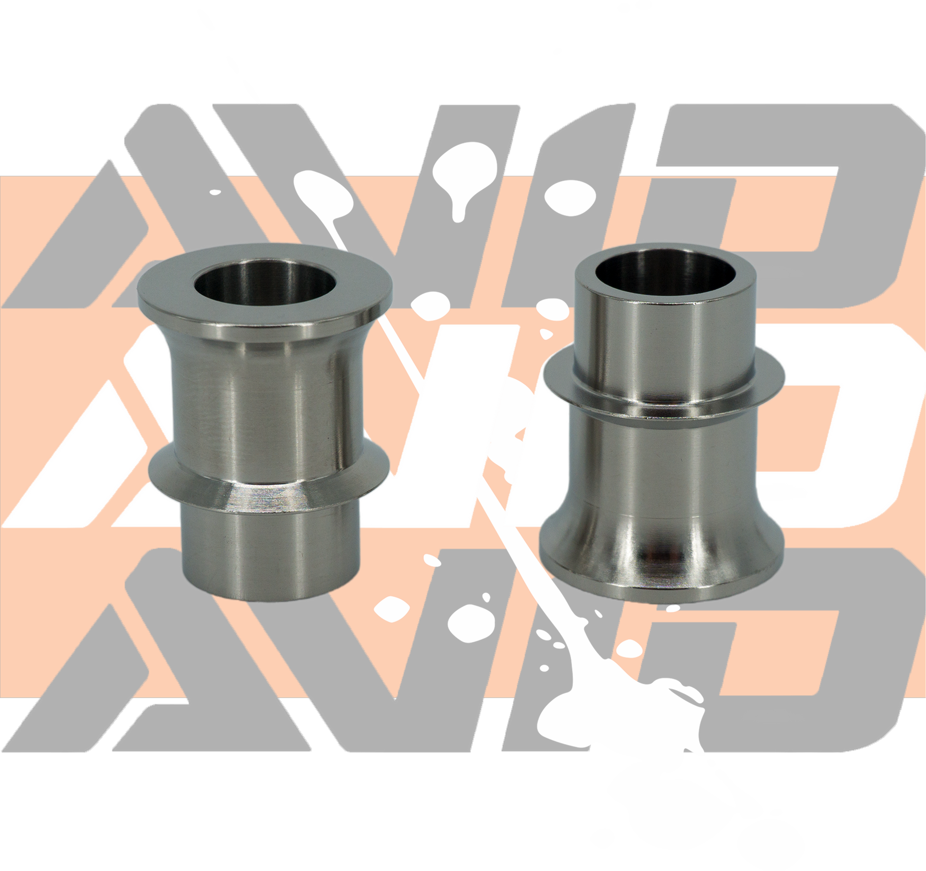 Titanium Misalignment, 5/8" Bearing to 12mm Bolt Hole, Stack 54mm