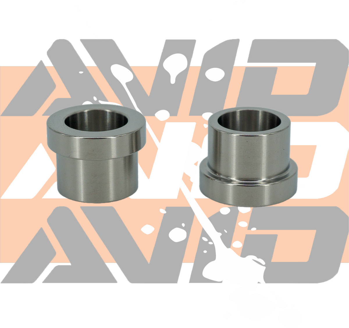 Titanium Misalignment, 5/8" Bearing to 12mm Bolt Hole, Stack 1.25", Tie Rod Clevis