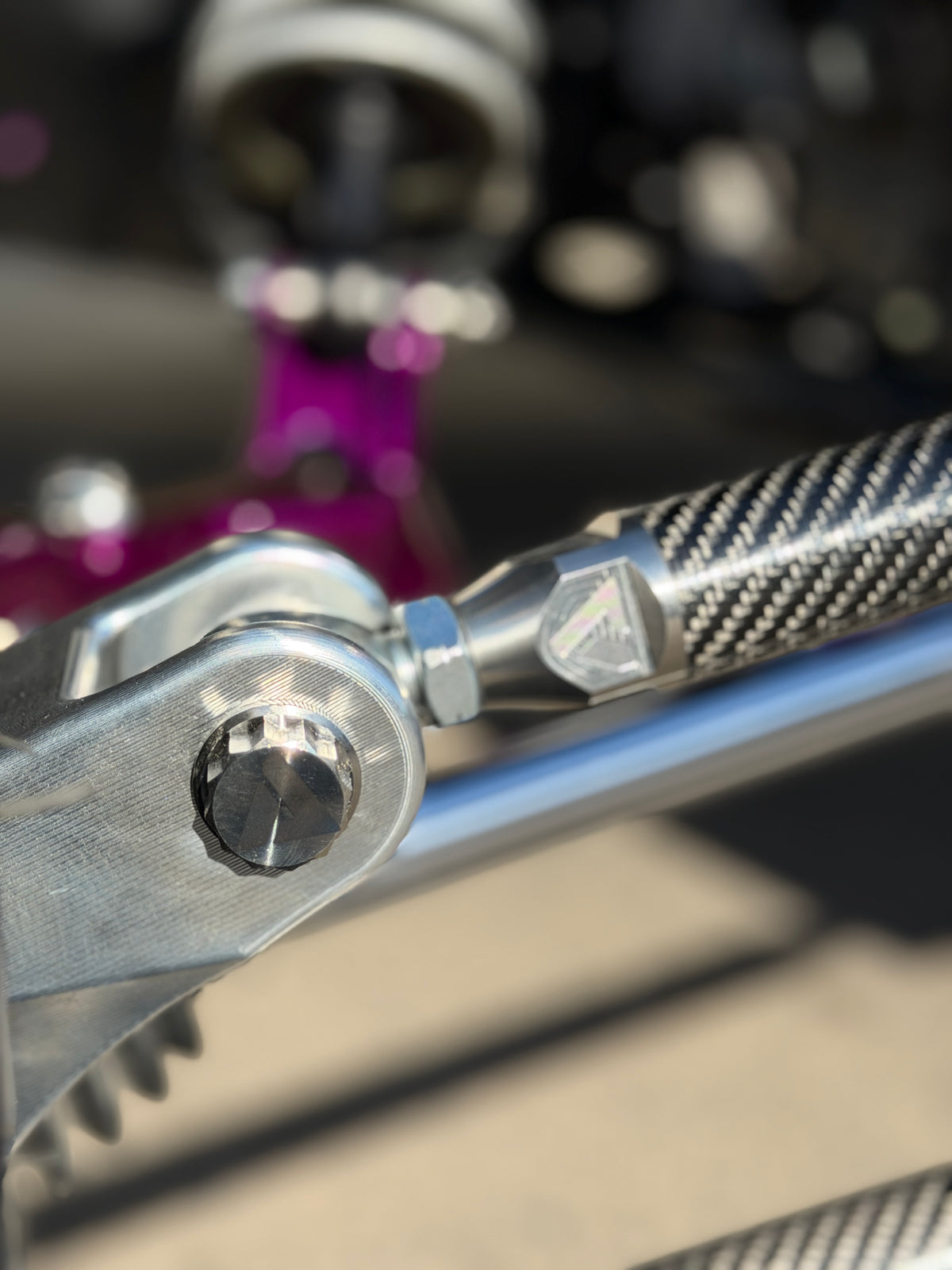 Polaris Pro R 5/8 Inch HD Carbon Fiber Radius Rod Kit, 76 Inch Width | AVID Racing
