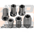 20X120X125RB-LH Weld In Round Bung - AVID Racing