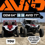 AVID Racing YXZ1000 77” +13” Race Front Long Travel Kit