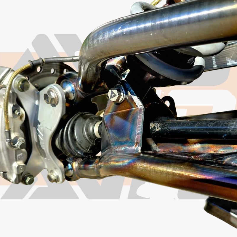 Titanium hardware kit Polaris Pro R control arms AVID Racing components