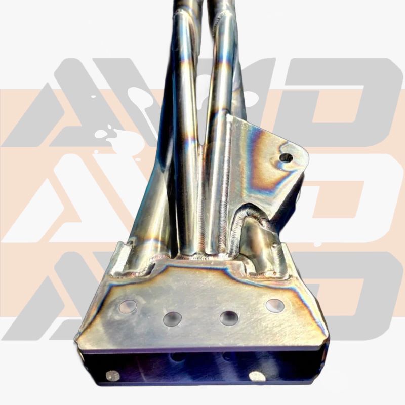 4130 chromoly trailing arm weld detail Polaris Pro R AVID Racing