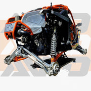 Pro R XC trailing arm system installed no toe link rear suspension