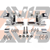 AVID Racing Yamaha YXZ1000 rear shock tower relocation for years 2019+ complete kit including billet and titanium hardware