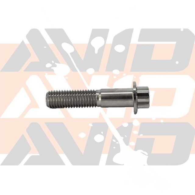 AVID Titanium Bolt, 12 Point, M14x2.0 X 65MM X 40MM on branded background
