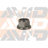 AVID Titanium Lock Nut, 6-Point, 5/8" on branded background