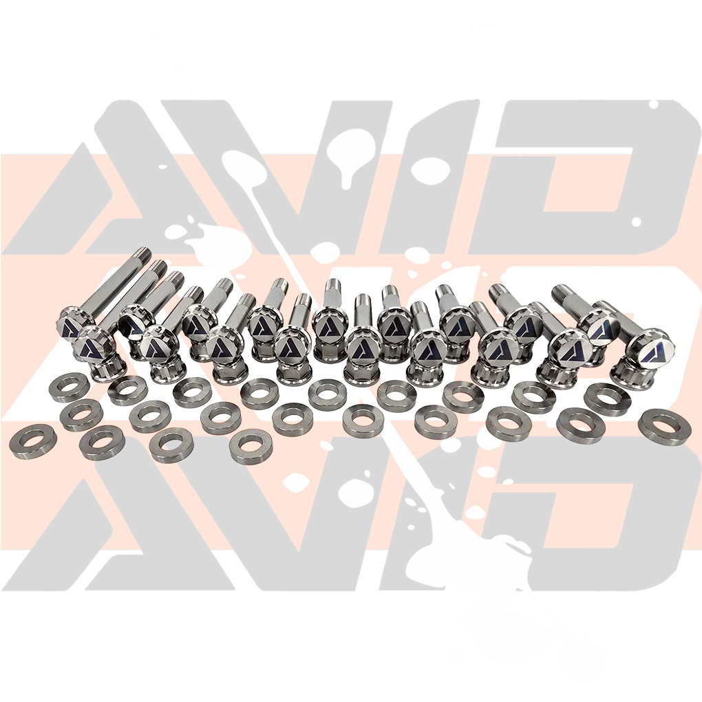 Can-Am Maverick X3 AVID Racing 2-Piece Trailing Arm Titanium Bolt Hardware Kit, 64 Piece | AVID Racing