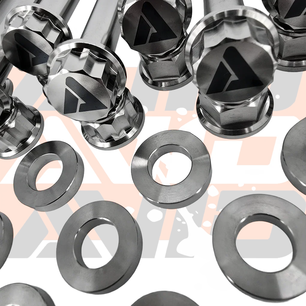 Can-Am Maverick X3 Trailing Arm AVID Titanium Bolt Hardware Kit, 58 Piece