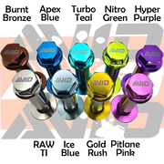 AVID Racing colored titanium anodizing options