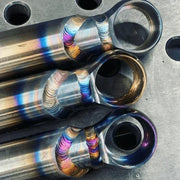 AVID Racing Can-Am Maverick X3 Chromoly Radius Rod Kit, 72"  detail of stem cup and TIG welding