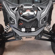 AVID Can-Am X3 Front Bumper - AVID Racing top view mounted on vehicle