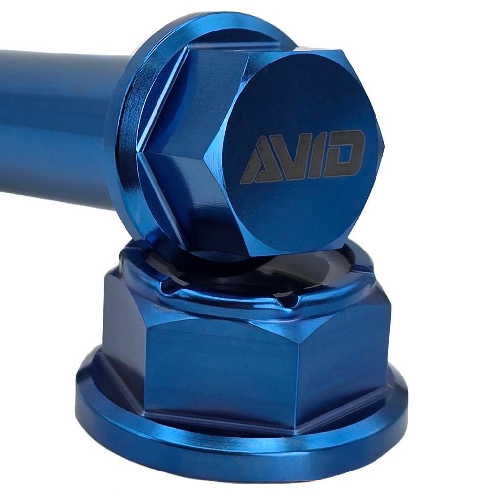 Apex Blue titanium finish