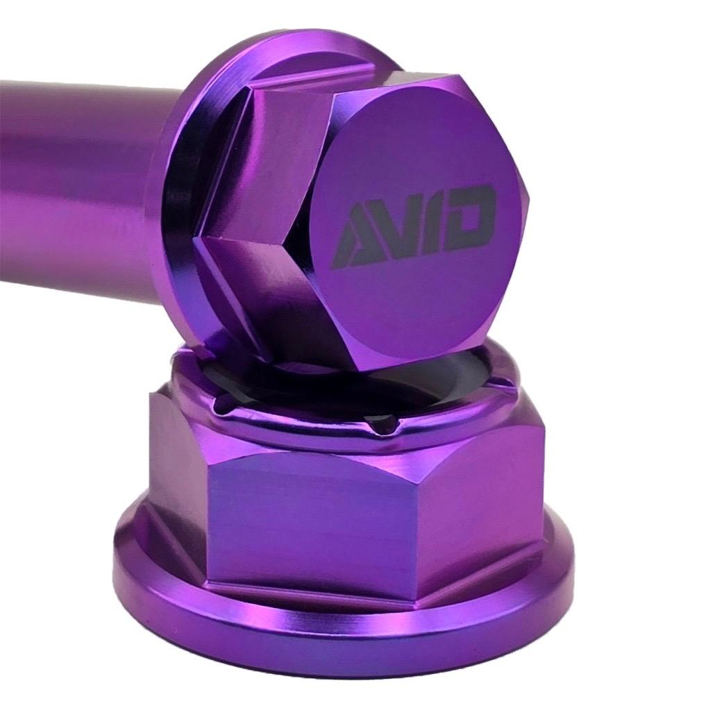 Hyper Purple titanium finish