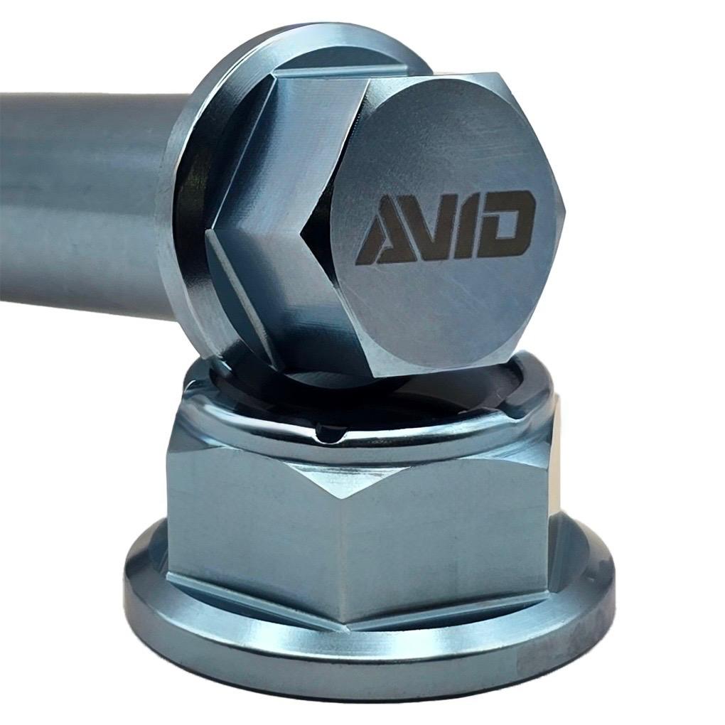 Ice Blue titanium finish